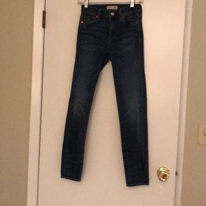 Madewell high rise skinny jeans